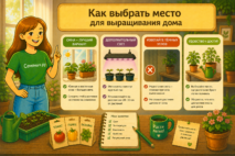 Комфортное место для выращивания дома — основа здорового роста и стабильного развития растений вместе с Семяныч.ру