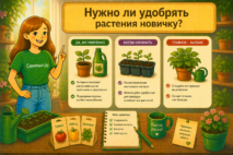 Новичок ухаживает за молодыми растениями дома — советы по правильному старту от Семяныч.ру