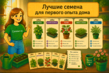 Первые домашние всходы из правильно выбранных семян от Семяныч.ру