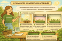Роль света в развитии растений