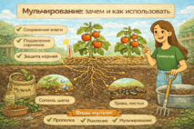 Мульчирование — простой шаг к здоровой почве и сильным растениям вместе с Семяныч.ру