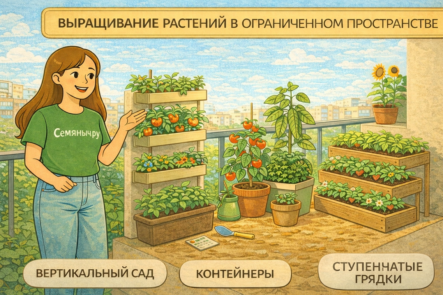 Максимум результата на минимальной площади — продуманный подход к выращиванию вместе с Семяныч.ру