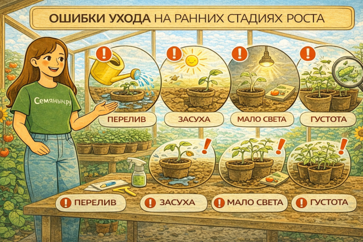 Правильный старт — залог сильных и здоровых растений. Экспертные рекомендации и качественные семена от Семяныч.ру