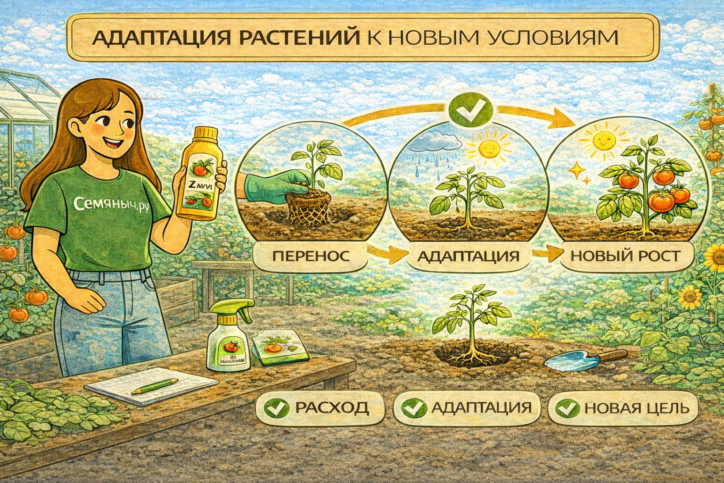 Плавная адаптация и внимательное наблюдение — залог стабильного роста растений вместе с Семяныч.ру