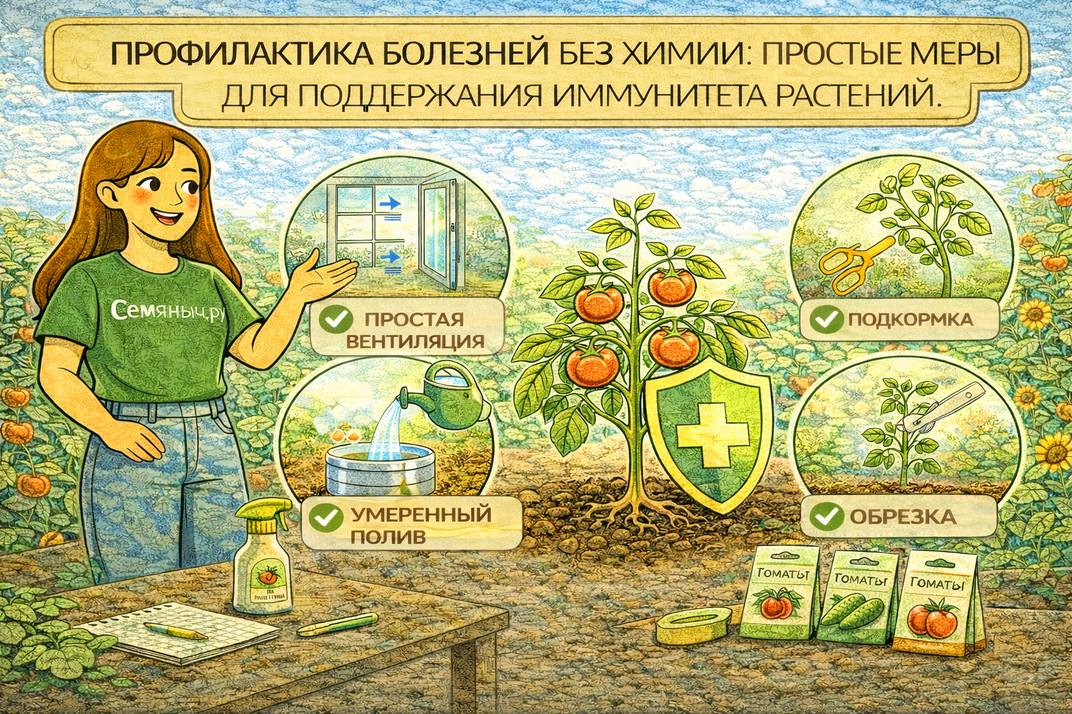Здоровые растения и естественная защита — осознанный подход от экспертов Семяныч.ру