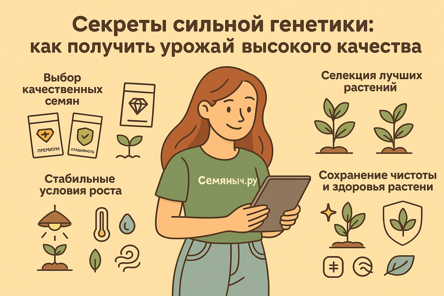 Секреты сильной генетики: как получить урожай высокого качества