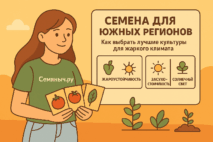 Семена для южных регионов от Семяныч.ру: как выбрать лучшие культуры для жаркого климата