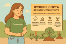 Лучшие сорта для открытого грунта от Семяныч.ру: надёжный выбор для стабильного урожая