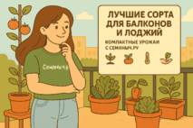 Компактные урожаи с Семяныч.ру: лучшие сорта для балконов и лоджий